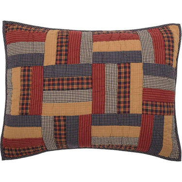 National Quilt Museum Kindred Stars and Bars Standard Sham 21x27 VHC Brands - The Fox Decor